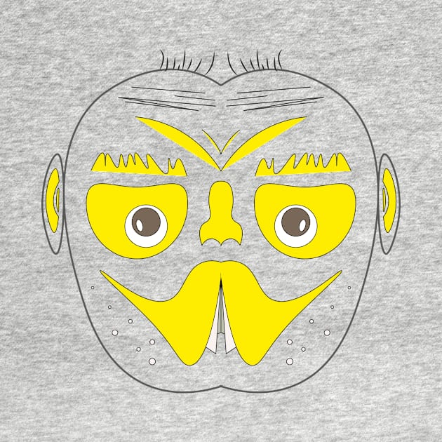 Mister Applehead - Funny character face by Creative Art Store